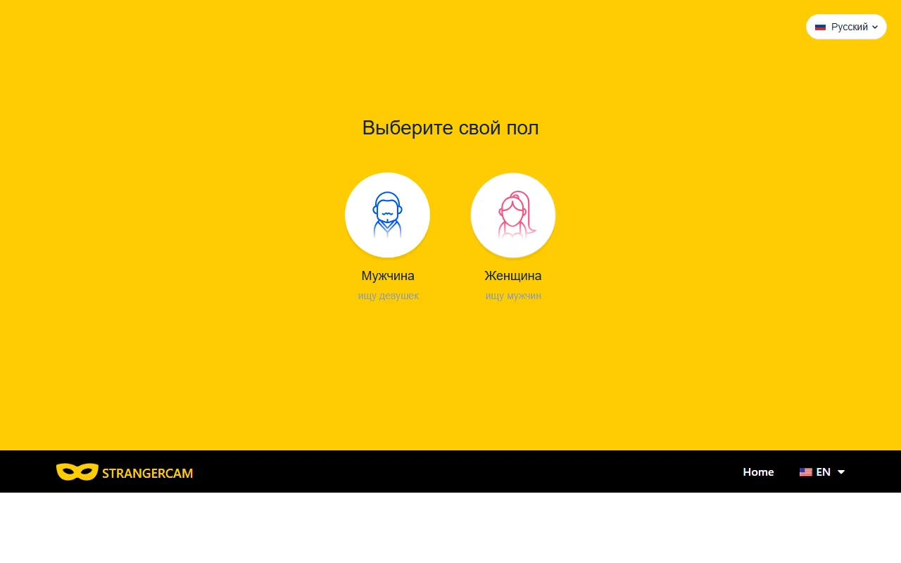 Screenshot of Strangercam